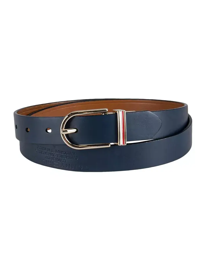 Ремень Women's Reversible Dress Casual Belt Tommy Hilfiger — изображение 2 из 8, бежевый темно-синий