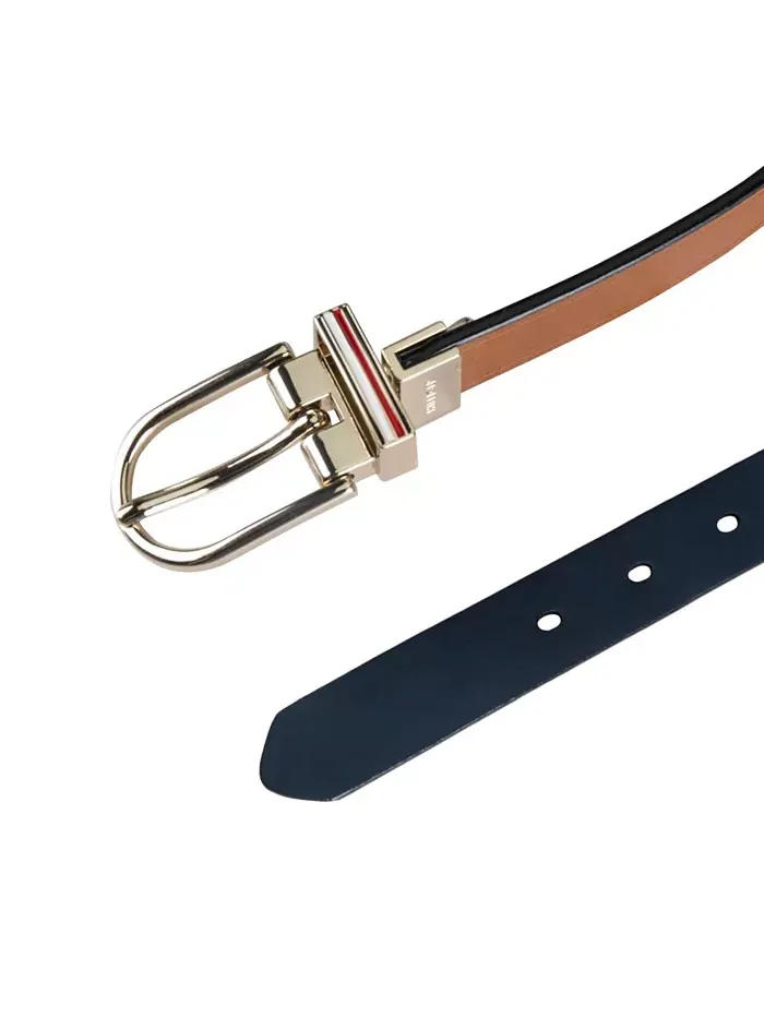 Ремень Women's Reversible Dress Casual Belt Tommy Hilfiger — изображение 4 из 8, бежевый темно-синий