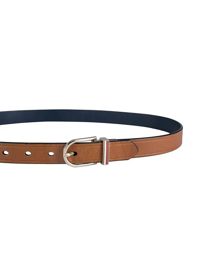 Ремень Women's Reversible Dress Casual Belt Tommy Hilfiger — изображение 5 из 8, бежевый темно-синий