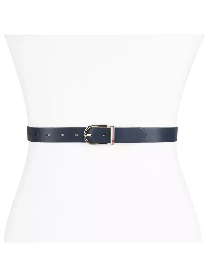 Ремень Women's Reversible Dress Casual Belt Tommy Hilfiger — изображение 7 из 8, бежевый темно-синий