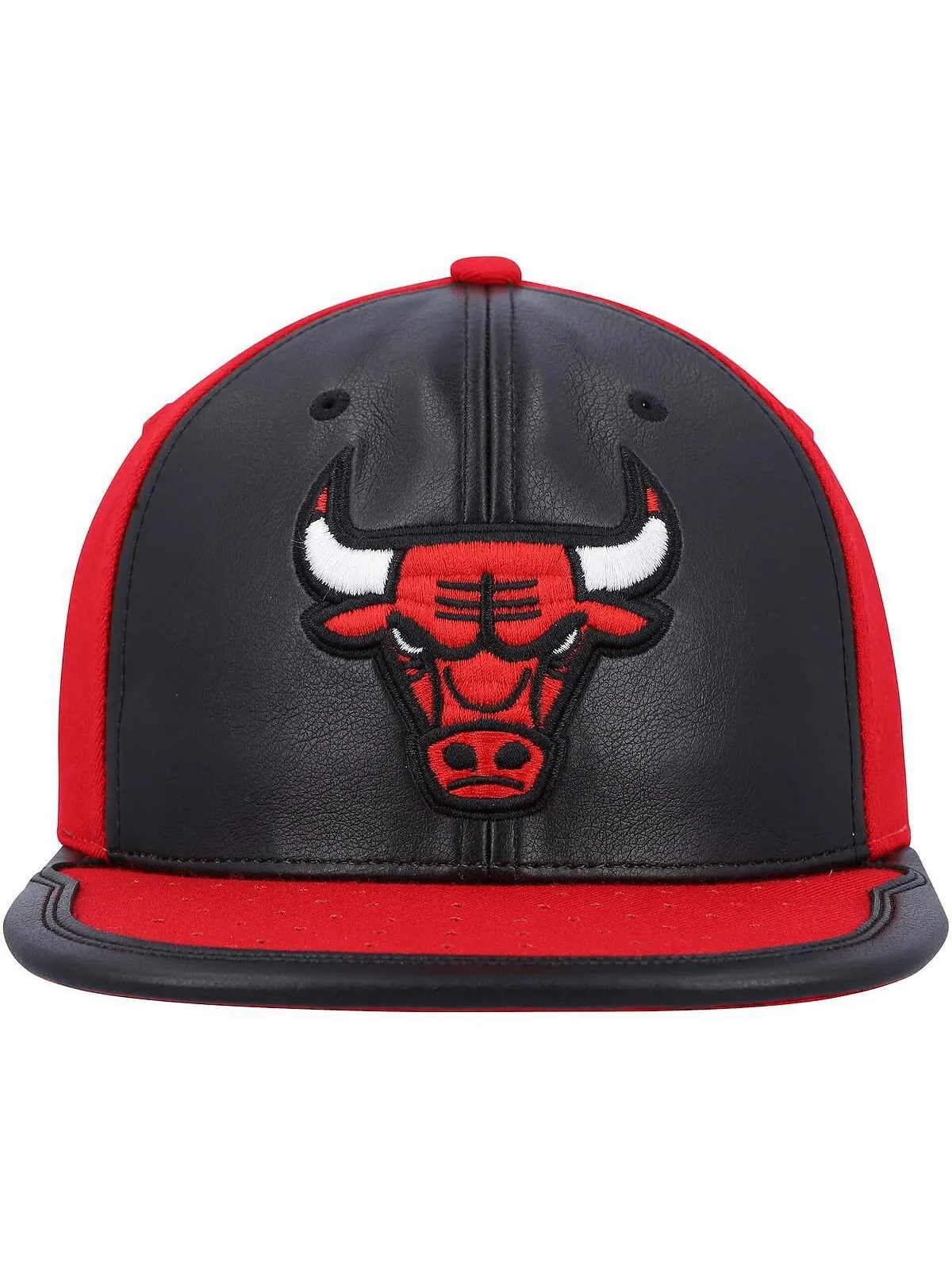 Мужская кепка Mitchell & Ness Black — изображение 2 из 4, черный красный