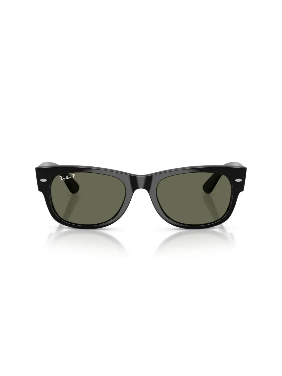 Поляризованные солнцезащитные очки Mega Wayfarer унисекс, RB0832S Ray-Ban — изображение 2 из 7, черный