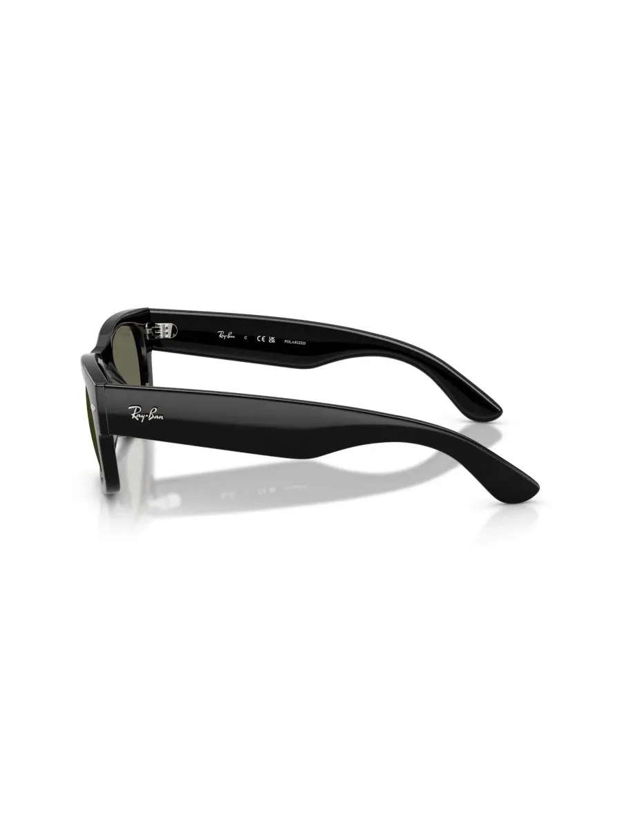 Поляризованные солнцезащитные очки Mega Wayfarer унисекс, RB0832S Ray-Ban — изображение 4 из 7, черный