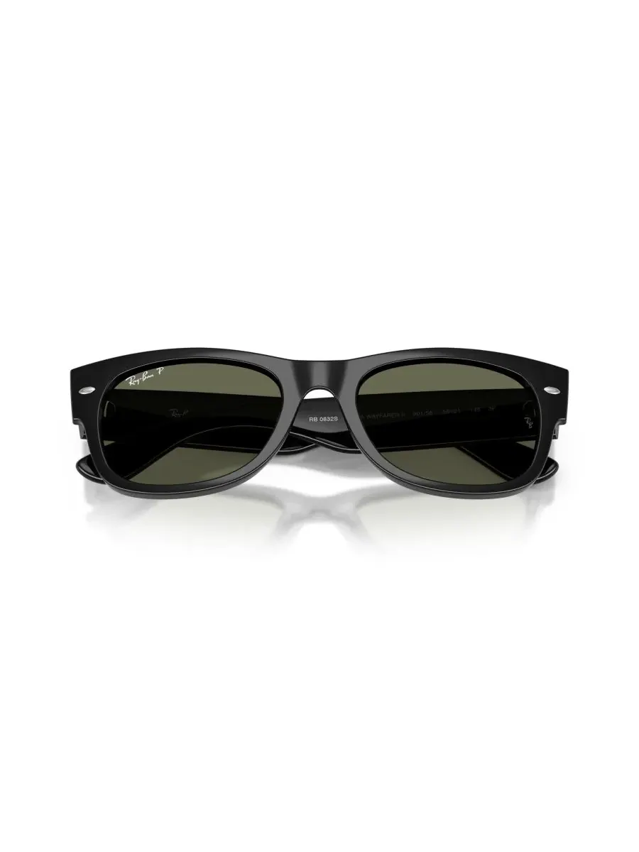 Поляризованные солнцезащитные очки Mega Wayfarer унисекс, RB0832S Ray-Ban — изображение 6 из 7, черный