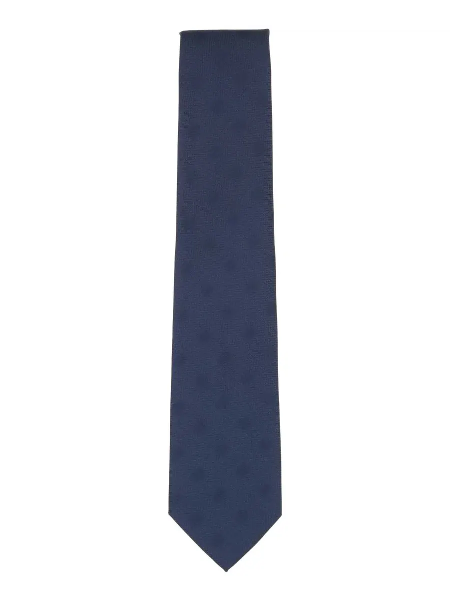 Мужской классический галстук Wolcott Jacquard Perry Ellis Portfolio — изображение 2 из 3, темно-синий