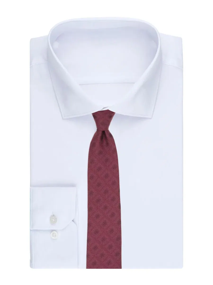 Мужской классический галстук Wolcott Jacquard Perry Ellis Portfolio — изображение 3 из 3, красный