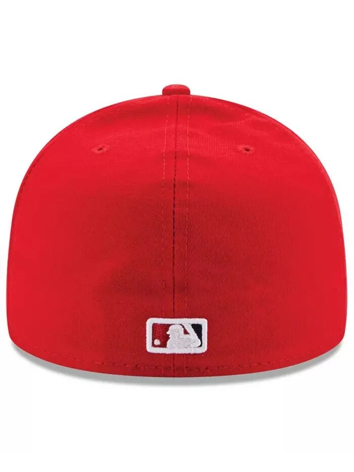Кепка приталенного кроя Washington Nationals Authentic Collection 59FIFTY New Era — изображение 4 из 4, красный