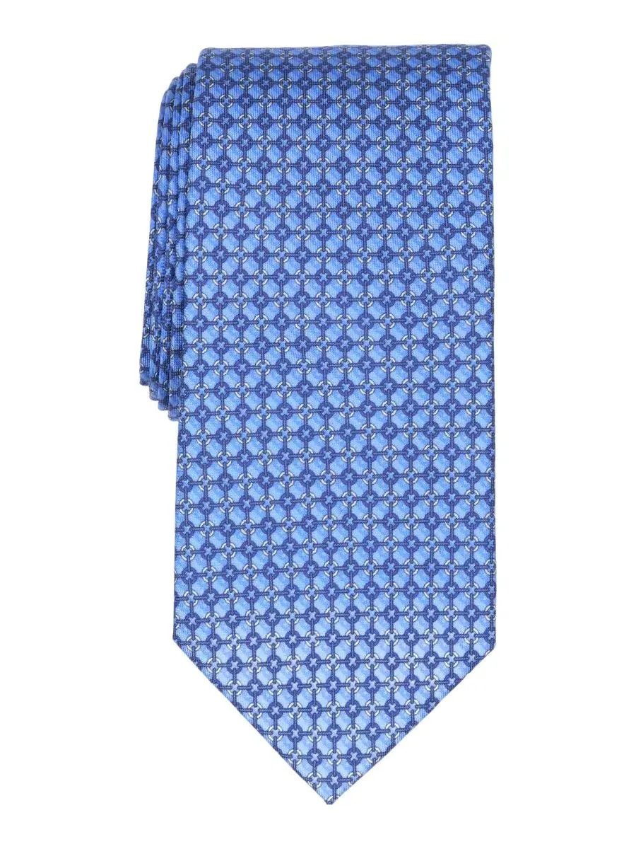 Галстук классический с геометрическим принтом Valdez Classic Design Silk Tie Club Room