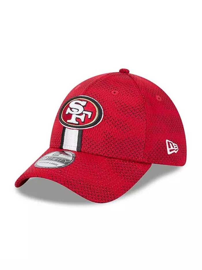 Мужская кепка Scarlet San Francisco 49ers 2024 Sideline 39THIRTY Flex New Era — изображение 1 из 4, алый