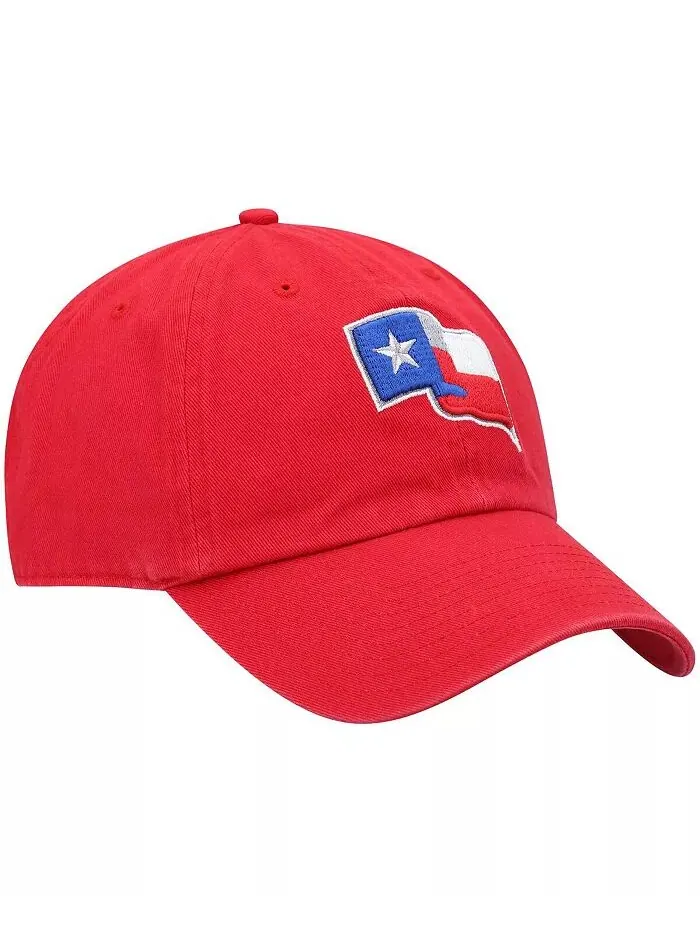 Мужская красная кепка Texas Rangers Clean Up Team '47, регулируемая '47 Brand — изображение 3 из 4
