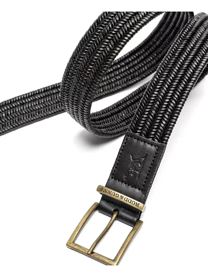Мужской пояс Stirling Stretch Leather Belt Rodd & Gunn — изображение 4 из 5, коричневый