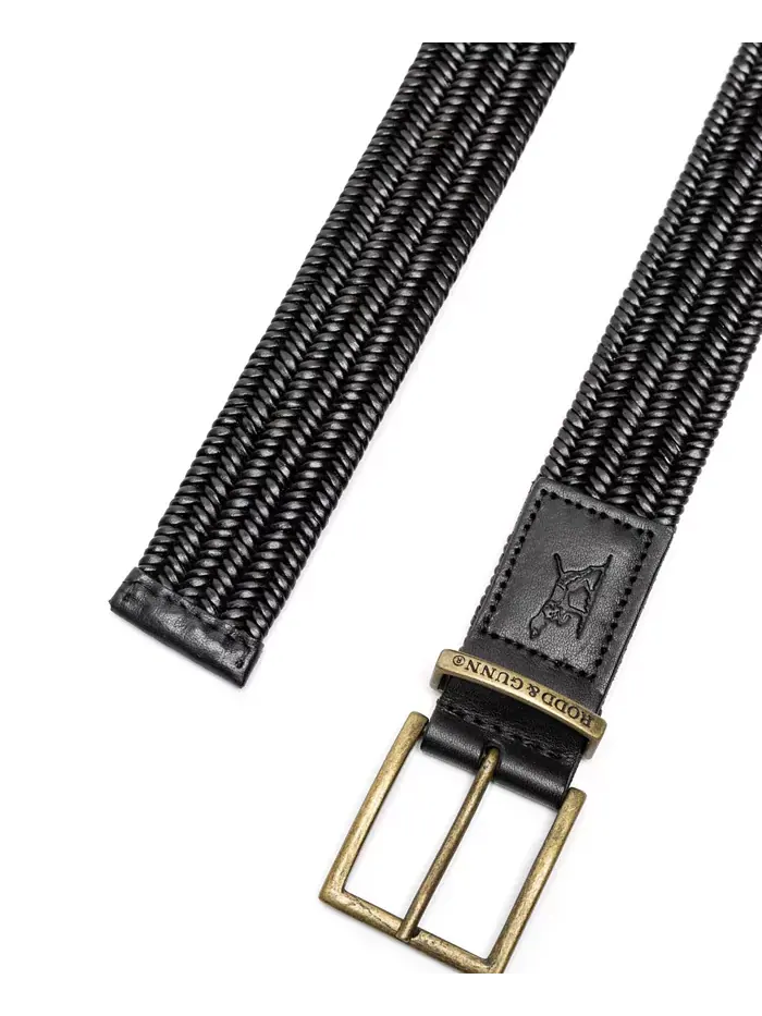 Мужской пояс Stirling Stretch Leather Belt Rodd & Gunn — изображение 5 из 5, коричневый