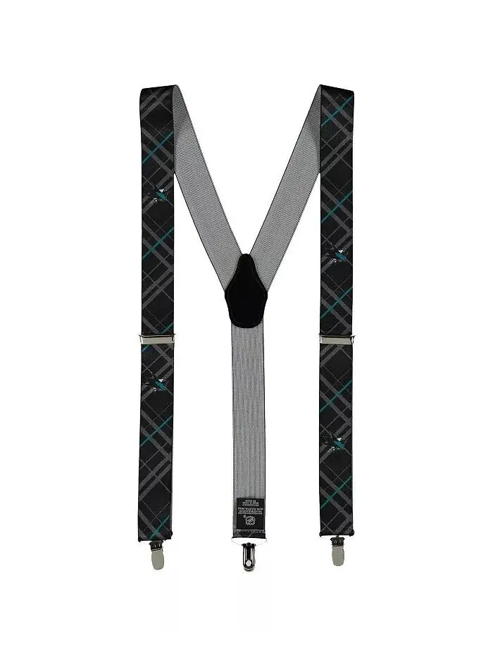 Мужские черные подтяжки San Jose Sharks Eagles Wings — изображение 1 из 1, черный