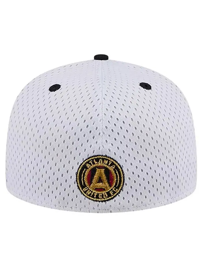 Мужская белая кепка Atlanta United FC Throwback Mesh 59FIFTY New Era — изображение 2 из 4, белый