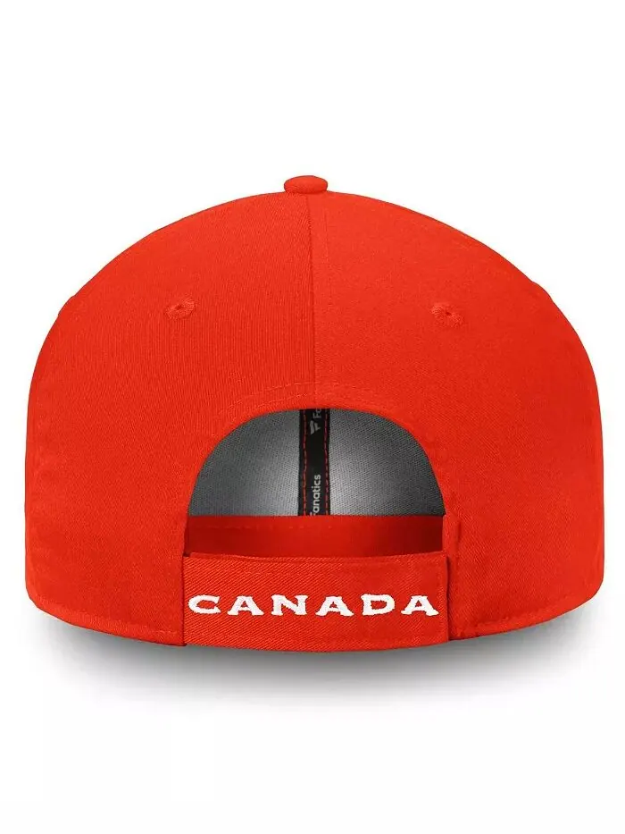 Мужская красная хоккейная шапка Canada Core Adjustable Fanatics — изображение 4 из 4