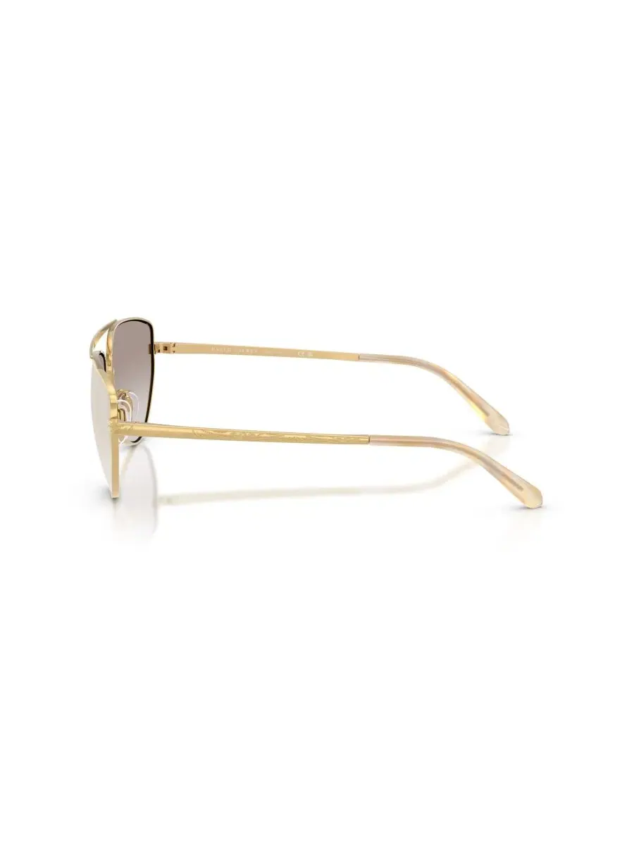 Солнцезащитные очки с зеркальными линзами, модель RL7090 Ralph Lauren — изображение 3 из 5, золотистый