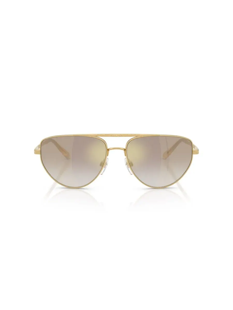 Солнцезащитные очки с зеркальными линзами, модель RL7090 Ralph Lauren — изображение 6 из 9, серебристый