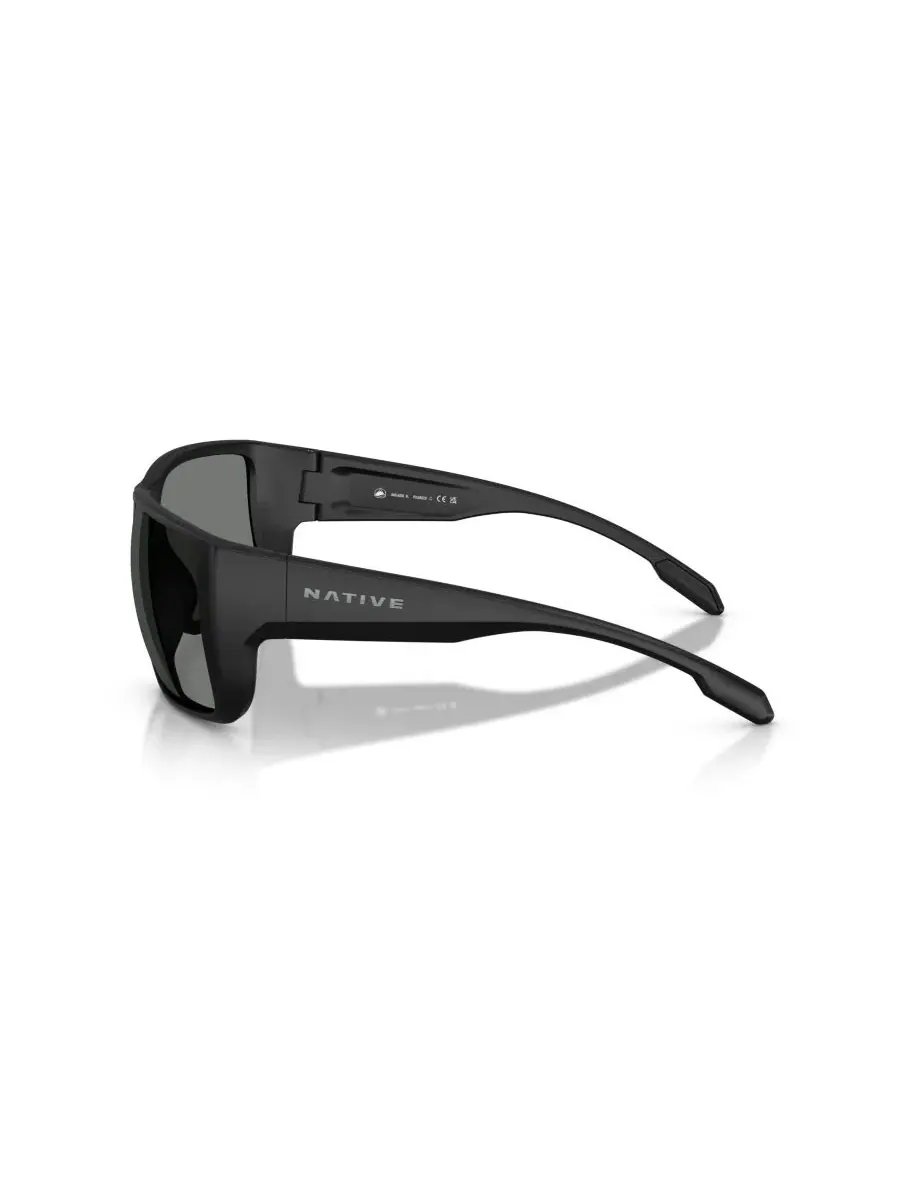 Мужские поляризованные солнцезащитные очки Badlands XL, модель XD9049 Native Eyewear — изображение 3 из 6, черный