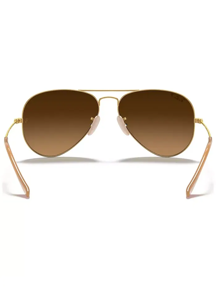 Унисекс поляризованные авиаторы Classic Sunglasses, RB3025 Ray-Ban — изображение 5 из 8, золото
