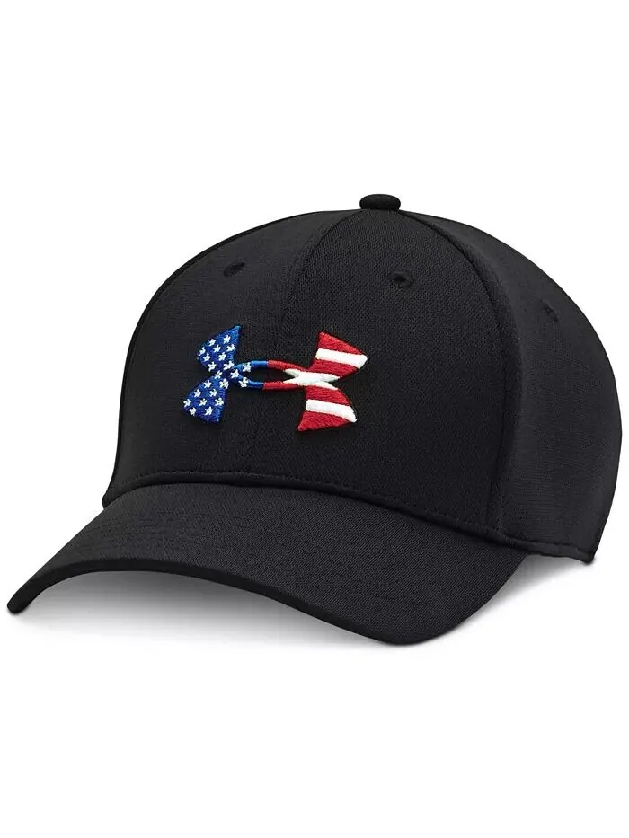 Мужская кепка с логотипом Freedom Blitzing Under Armour — изображение 1 из 2, черный