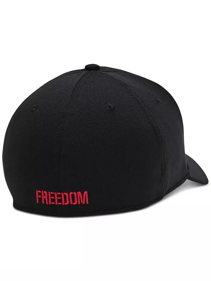 Мужская кепка с логотипом Freedom Blitzing Under Armour — изображение 2 из 2, черный