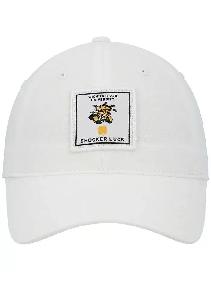 Мужская белая регулируемая шляпа Wichita State Shockers Dream Black Clover — изображение 2 из 3, белый