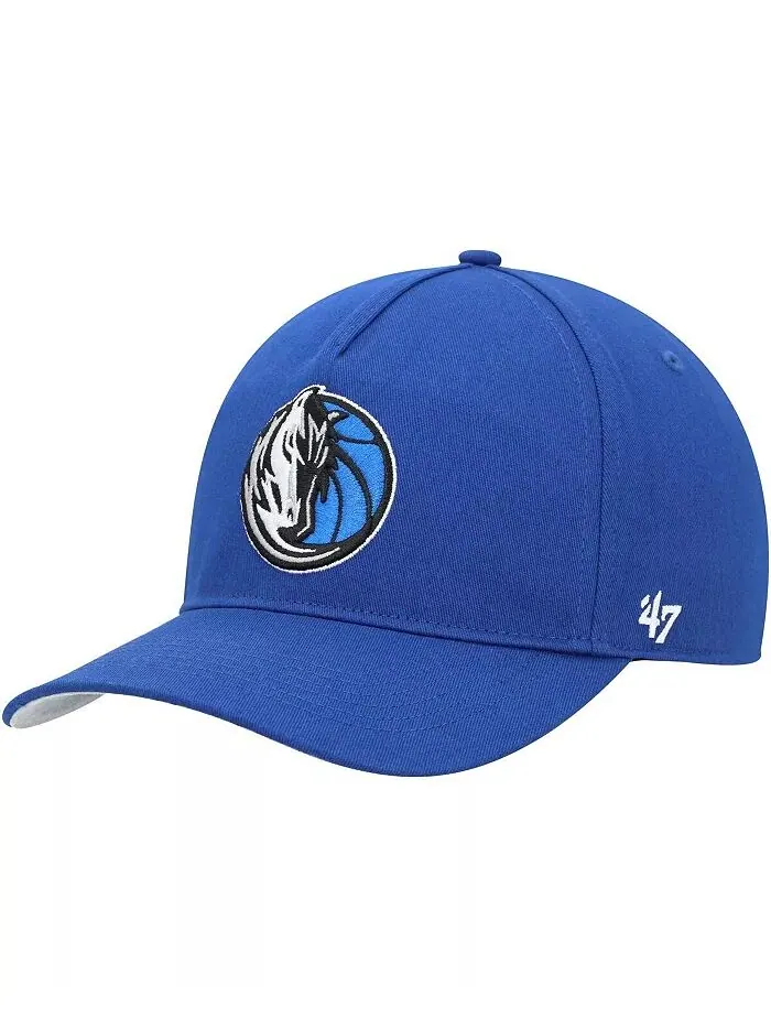Мужская синяя бейсболка Dallas Mavericks Hitch Snapback '47 Brand — изображение 1 из 4