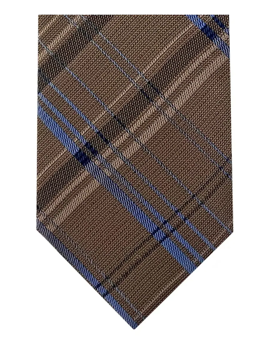 Мужской клетчатый галстук Van Heusen — изображение 2 из 4, тауп