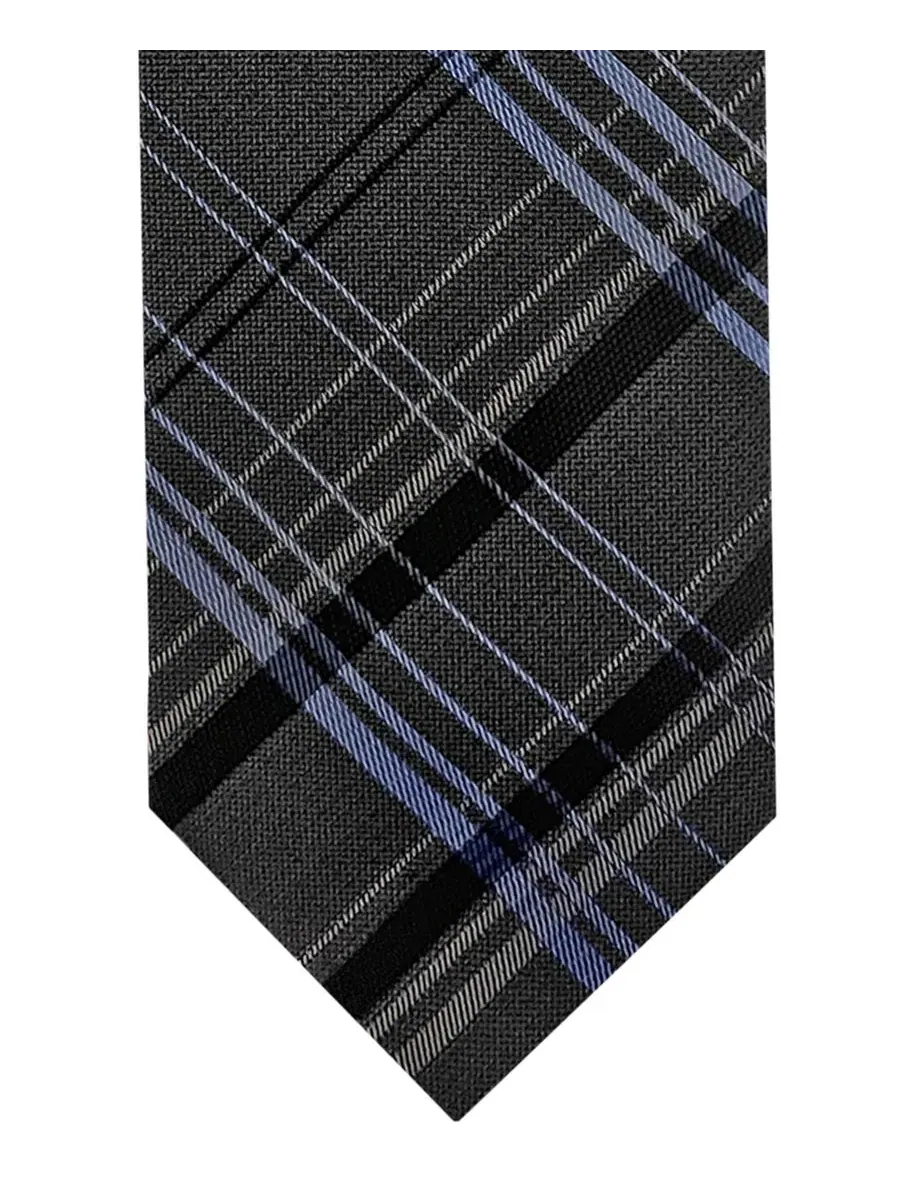 Мужской клетчатый галстук Van Heusen — изображение 2 из 4, черный