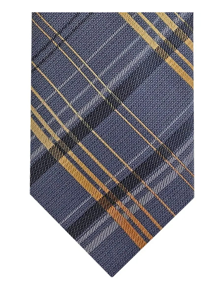 Мужской клетчатый галстук Van Heusen — изображение 2 из 4, светлый синий