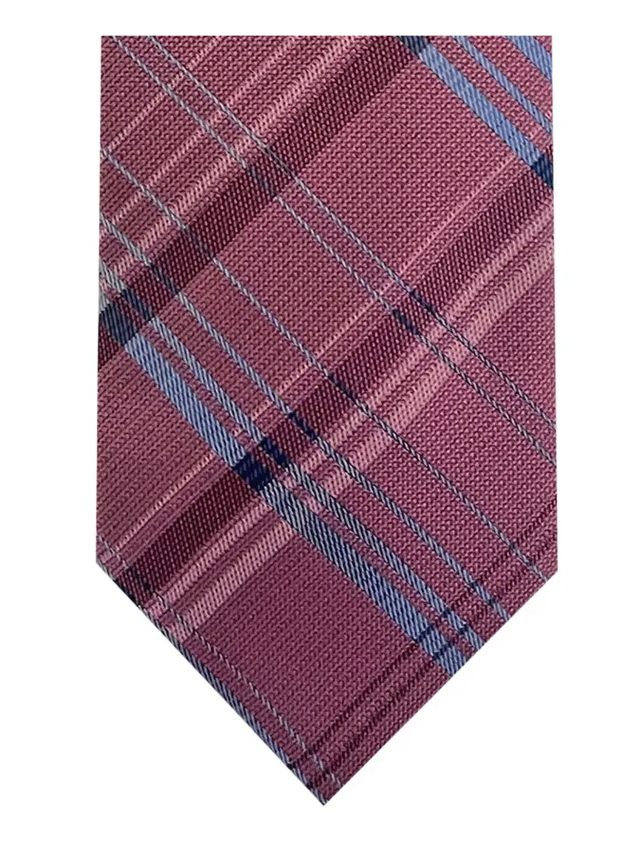 Мужской клетчатый галстук Van Heusen — изображение 2 из 4, розовый