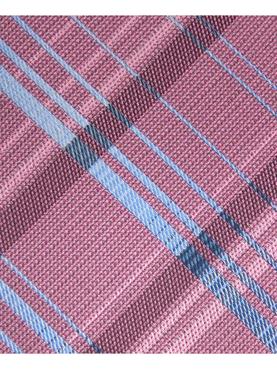 Мужской клетчатый галстук Van Heusen — изображение 4 из 4, розовый