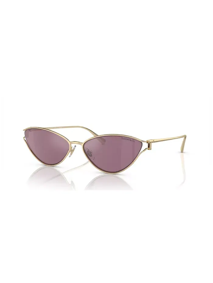 Женские солнцезащитные очки, градиент TF3095 Tiffany & Co. — золотистый