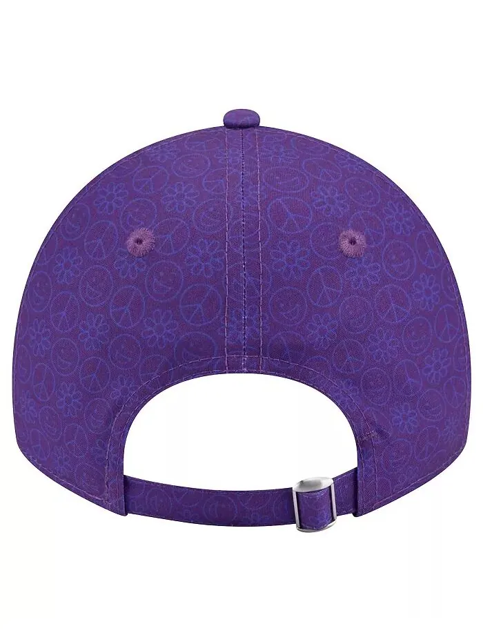 Женская фиолетовая регулируемая кепка Minnesota Vikings Smiley 9TWENTY New Era — изображение 3 из 4