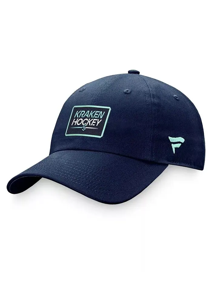 Женская шапка Deep Sea Blue Seattle Kraken Authentic Pro Rink Adjustable Fanatics — изображение 1 из 3