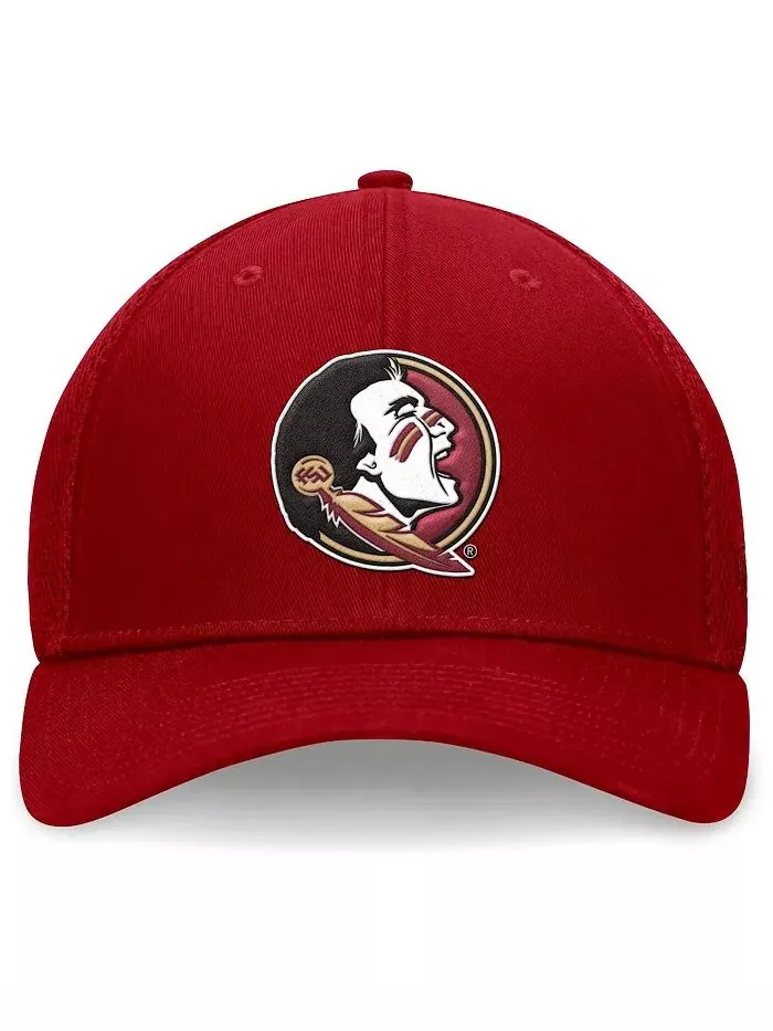 Мужская шляпа Garnet Florida State Seminoles Spacer Flex Top of the World — изображение 2 из 4