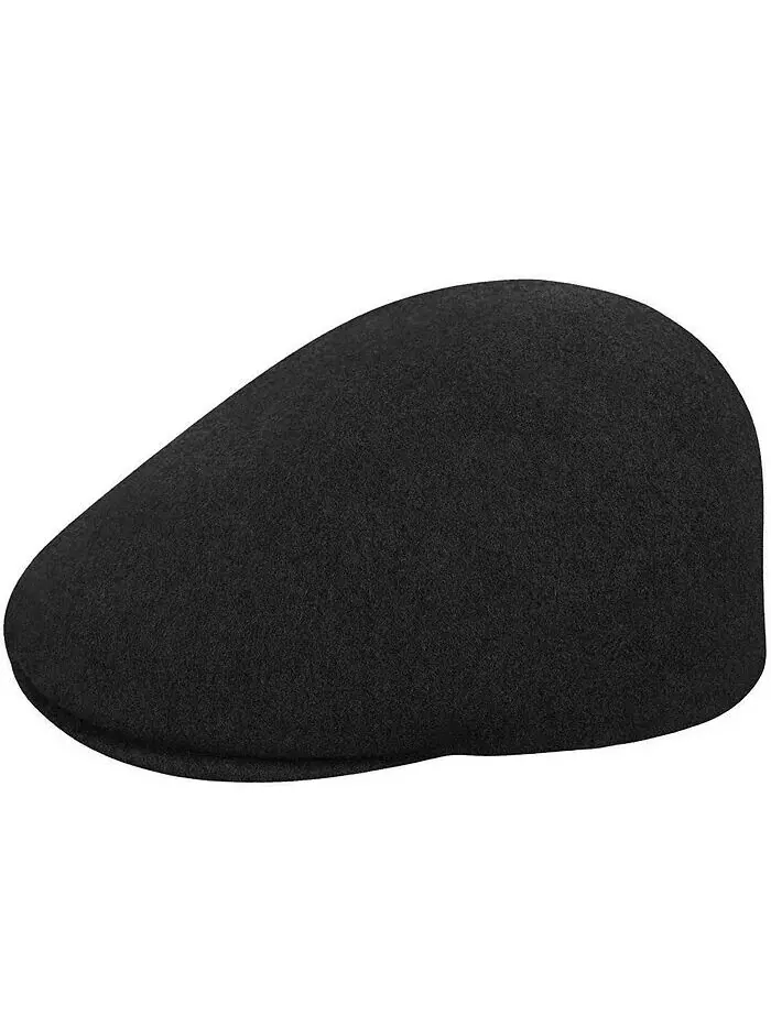 Мужская бесшовная шерстяная кепка Kangol 507 Ivy — изображение 1 из 2, черный