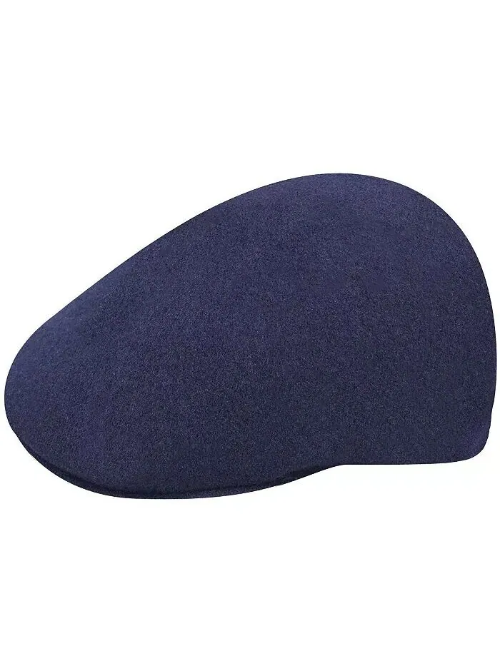 Мужские бесшовные шерстяные кепки 507 Ivy и кепки на плоской подошве Kangol — изображение 1 из 2, синий