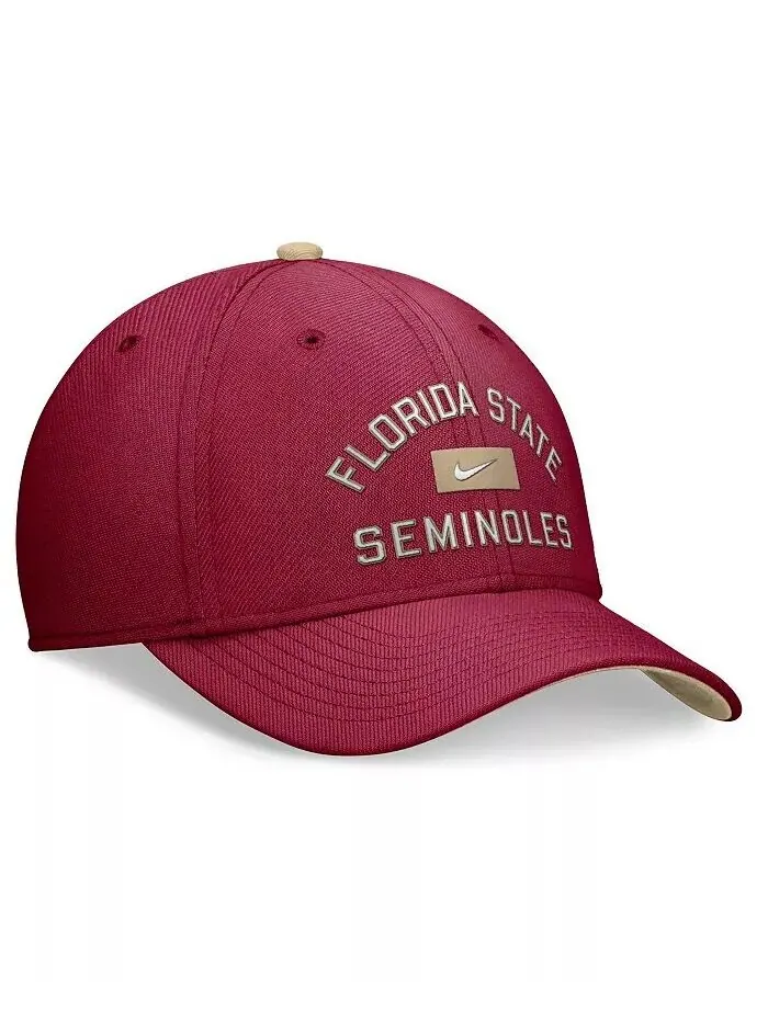 Мужская гранатовая гибкая шляпа с галочкой Primetime Seminoles Florida State Seminoles Nike — изображение 1 из 4
