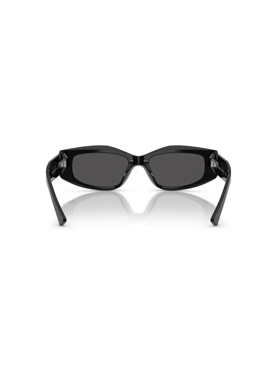 Женские солнцезащитные очки с геометрическим рисунком, JC5046BU Jimmy Choo — изображение 5 из 5, черный