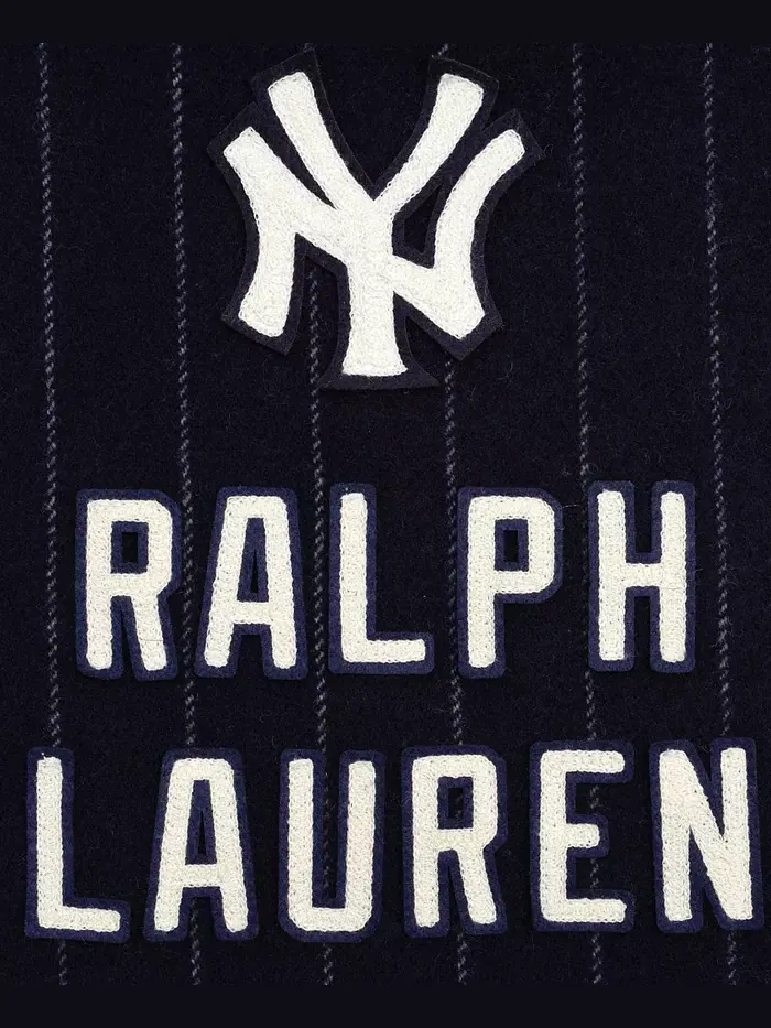 Классический шарф в полоску Polo Ralph Lauren — изображение 3 из 4, синий