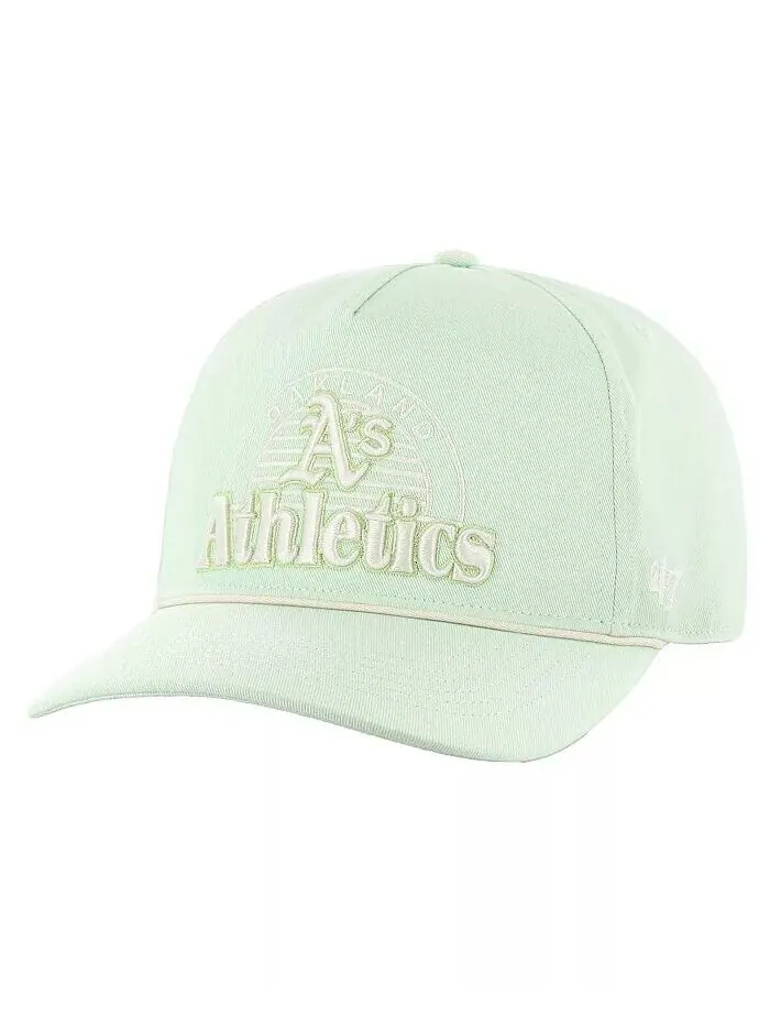 Мужская зеленая регулируемая кепка Oakland Athletics Wander Hitch '47 Brand — изображение 1 из 2, зеленый