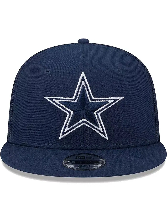 Бейсболка 9FIFTY Snapback Dallas Cowboys Main Trucker для подростков и взрослых — изображение 2 из 4, синий