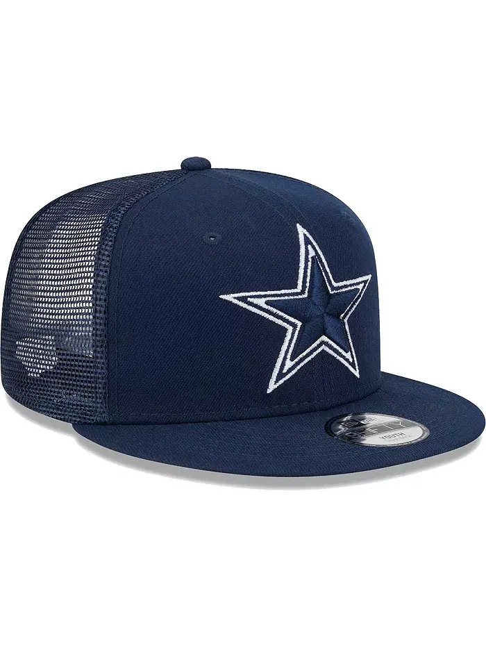 Бейсболка 9FIFTY Snapback Dallas Cowboys Main Trucker для подростков и взрослых — изображение 3 из 4, синий