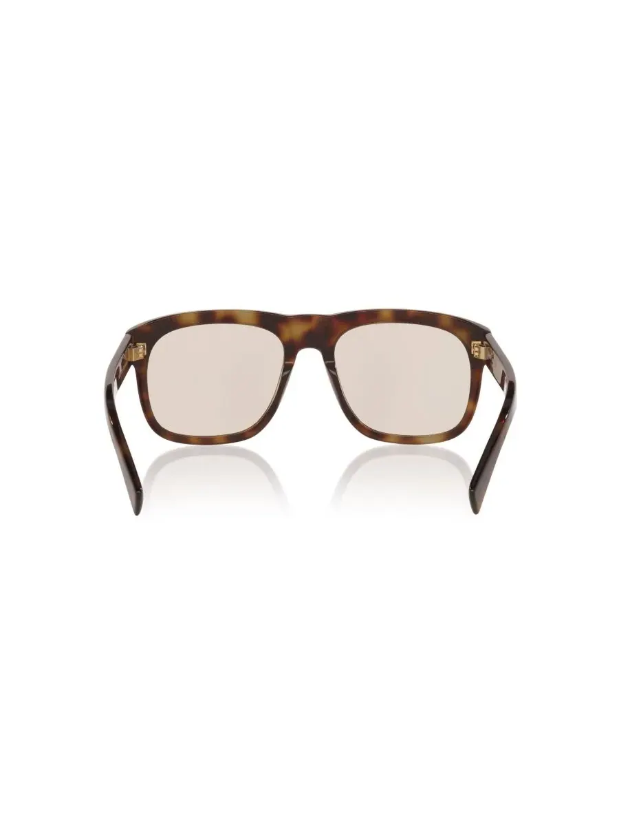Мужские прямоугольные солнцезащитные очки, SL 558 YS000427 Saint Laurent — изображение 5 из 6, коричневый