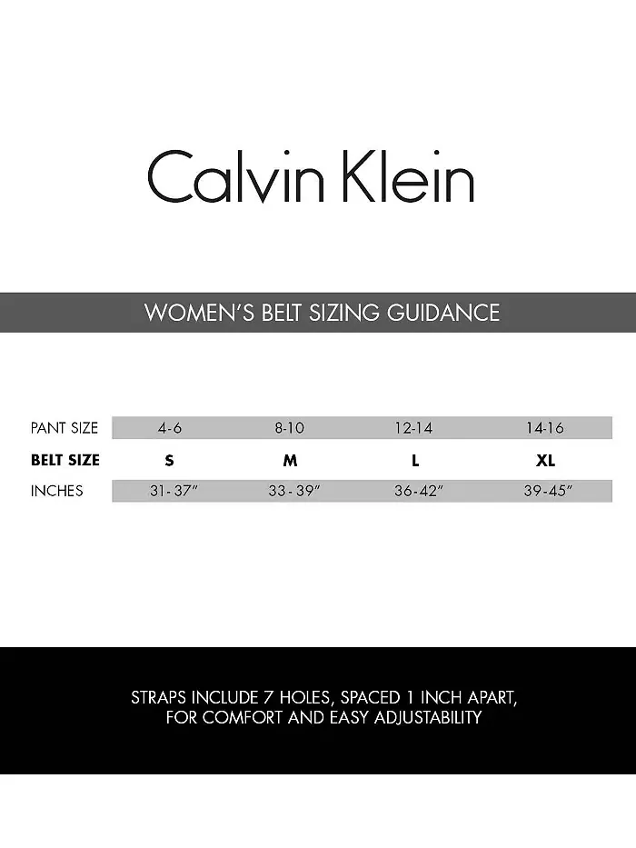 Женский реверсивный пояс с пряжкой Monogram Calvin Klein — изображение 9 из 9, белый черный