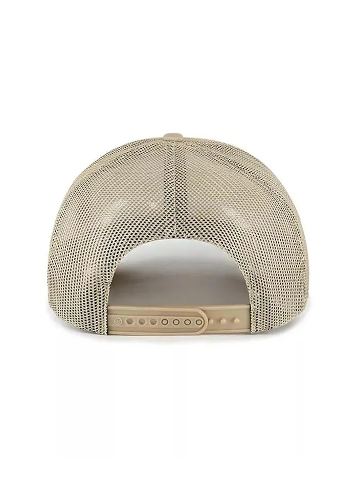 Мужская бейсболка Trucker Snapback цвета хаки Penn State Nittany Lions с сетчатой вставкой спереди — изображение 3 из 3
