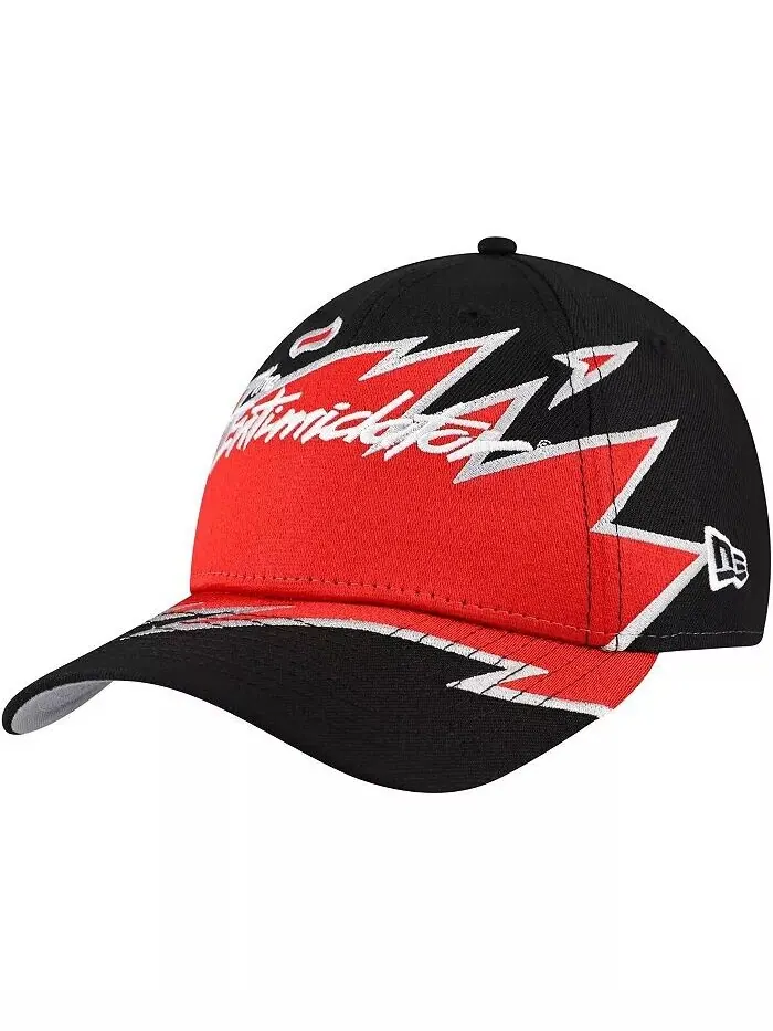 Мужская красная кепка Dale Earnhardt the Intimidator 9FORTY Snapback New Era — изображение 4 из 4, красный черный