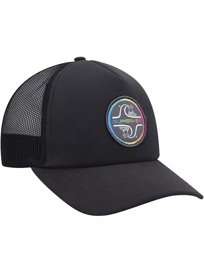 Мужская черная бейсболка-кепка Groundswell Trucker Snapback от Quicksilver Quiksilver — изображение 2 из 4