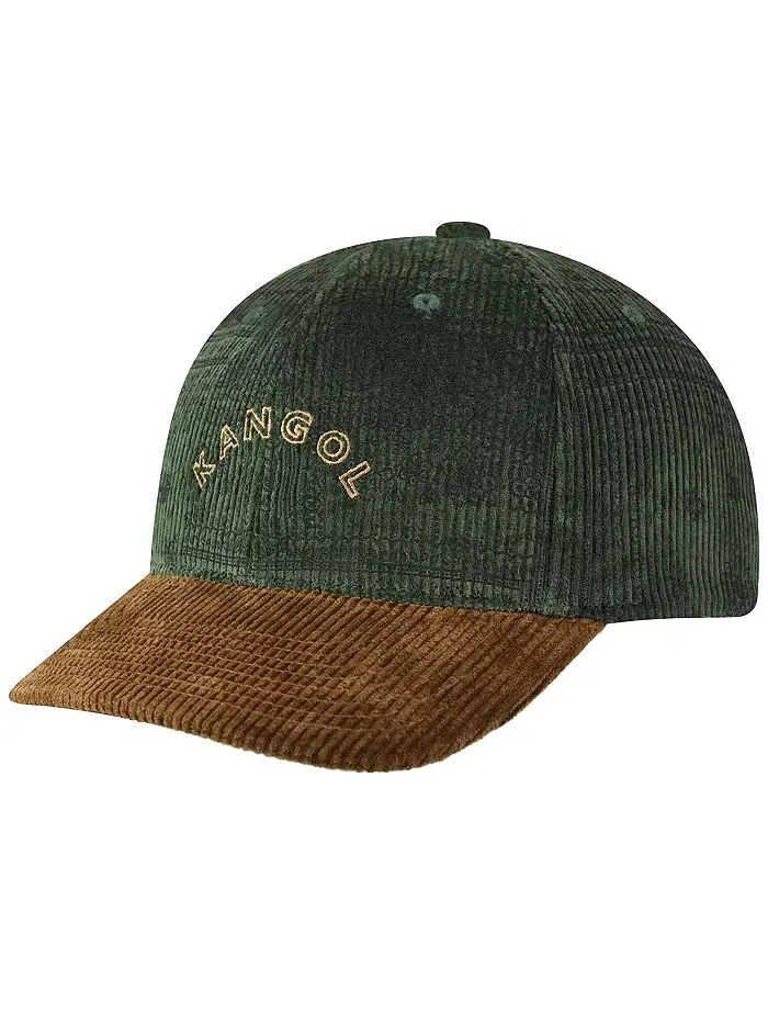 Мужская бейсболка FlexFit Cord Kangol — изображение 1 из 3, зеленый